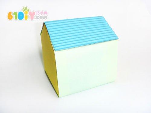 用白纸怎么折牛奶盒