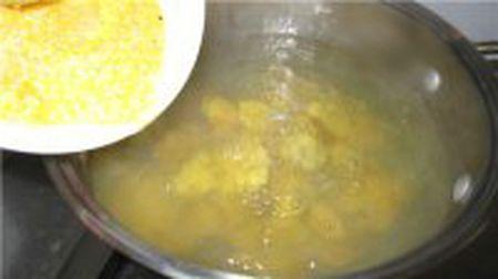 新鲜玉米粒怎么打糊吗